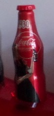 1930 € 3,00 coca cola mini alu flesje ( incl. sleutelhanger)